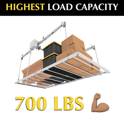 Retractable Ceiling Storage Rack - Ultra Heavy Duty