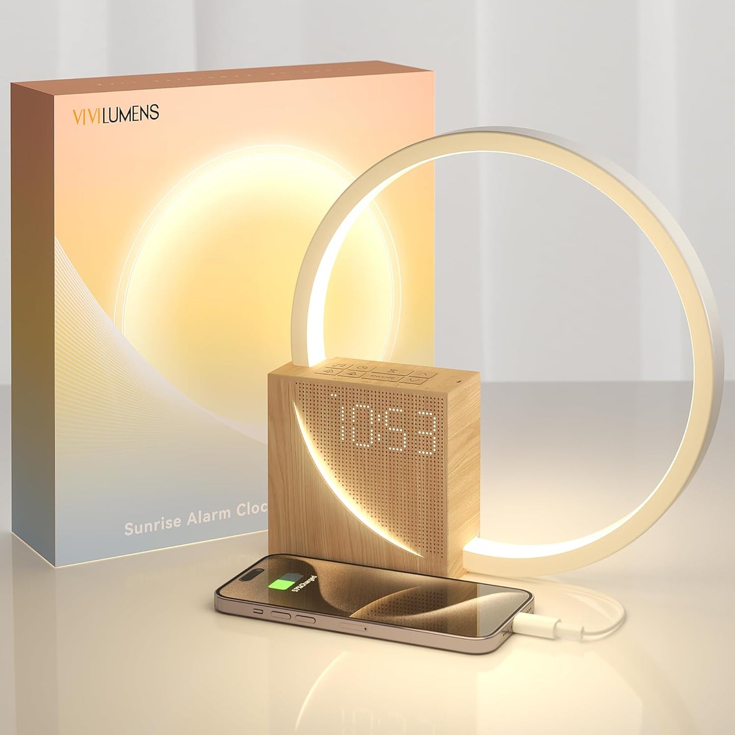 Vivilumens Sunrise Alarm Clock Wake-Up Light