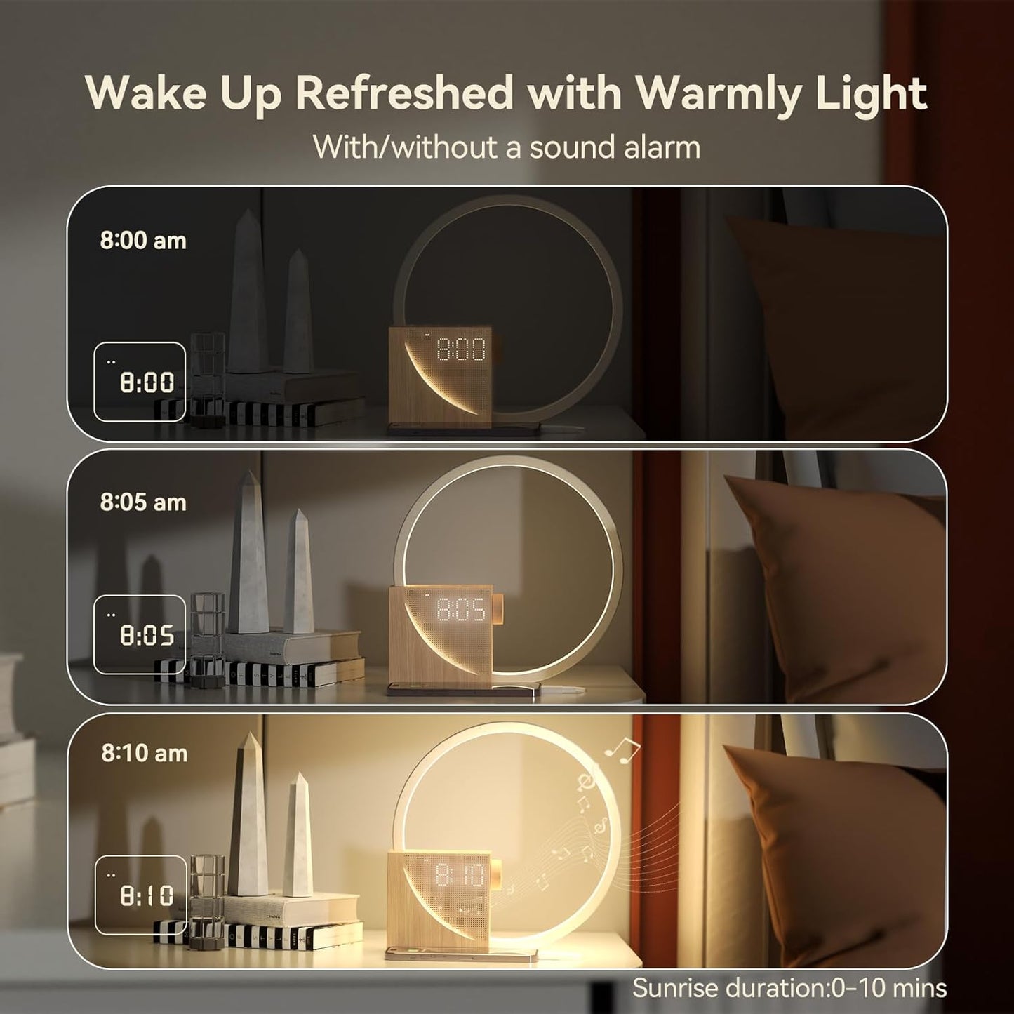Vivilumens Sunrise Alarm Clock Wake-Up Light