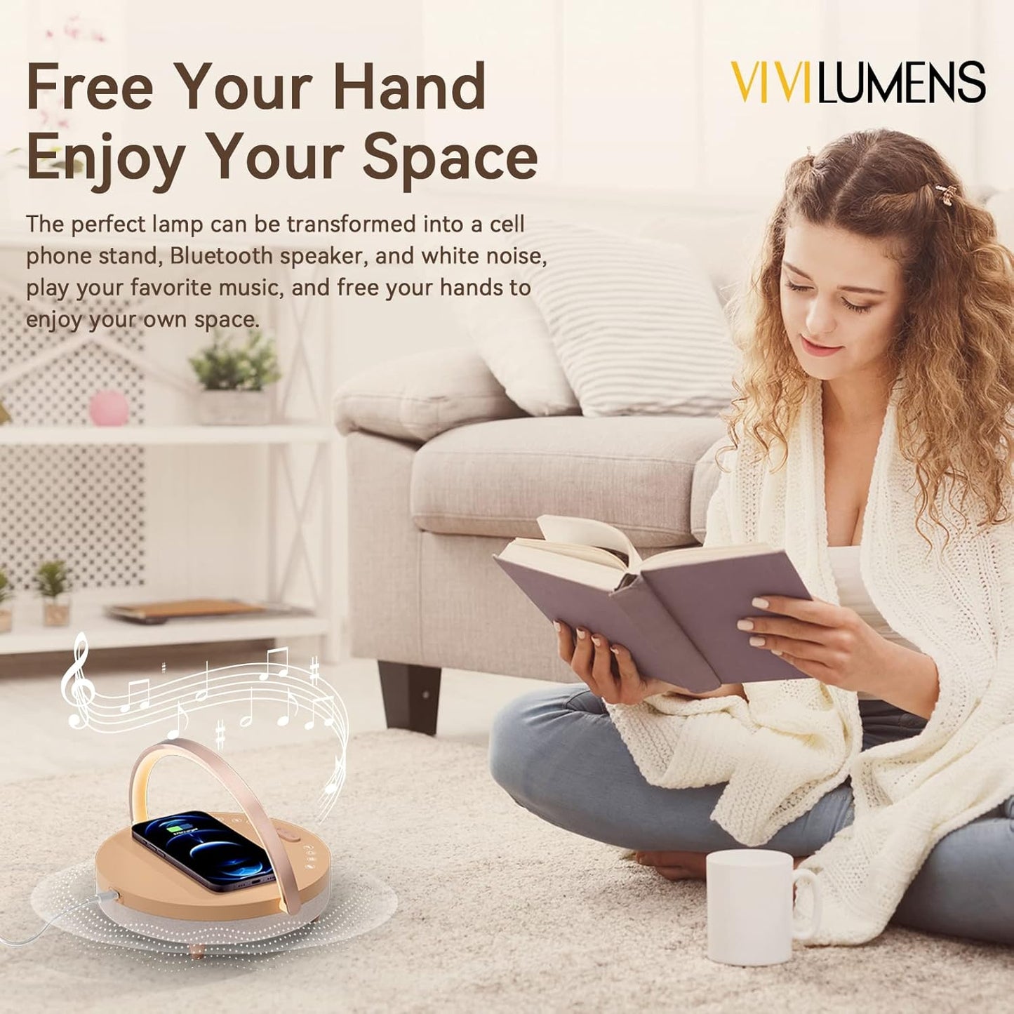 Vivilumens 6-in-1 Multifunctional Bedside Lamp